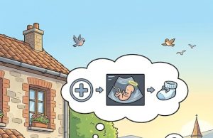 A blonde came running up to her husband