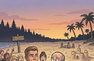 2 Men Walk Down The Beach