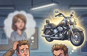 Man Reports Missing Wife… But Describes His Bike in 4K
