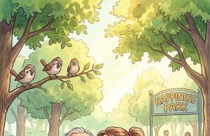 On a beautiful sunny afternoon, two old men were sitting on a park bench