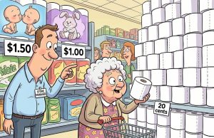 A Little Old Lady Goes Into The Store