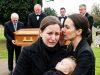 As I wept beside my mother’s casket, a complete stranger walked up, placed a sleeping baby in my arms, and whispered, ‘She wanted you to have him.’ In that single, overwhelming moment, my grief collided with a secret that changed my life forever.