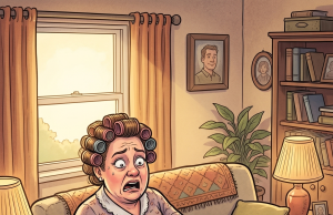 Little Johnny asks his mother her age.