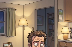 A man was sitting at home one evening, tired after another argument with his wife.