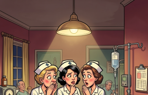 A college girls rushes to the hospital.