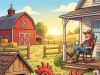 The Young Rooster Challenged the Old One… Big Mistake